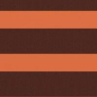 Berkfield Home Balcony Screen Orange & Brown 90x400 cm Oxford Fabric