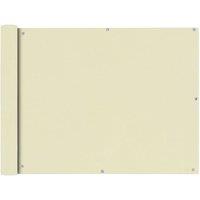 Berkfield Home Balcony Screen Oxford Fabric 90x600 cm Cream