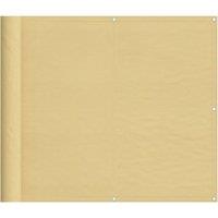 Berkfield Home Balcony Screen Sand 90x300 cm 100% Polyester Oxford in Light Sand