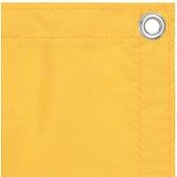 Berkfield Home Balcony Screen Yellow 90x500 cm Oxford Fabric