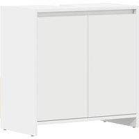 Berkfield Home Bathroom Cabinet White 60x33x61 cm Engineered Wood | Size: 60 x 33 x 61 cm