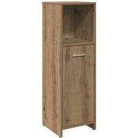 Berkfield Home Bathroom Cabinet Artisan Oak 30x30x95 cm Engineered Wood in Brown | Size: 30 x 30 x 95 cm