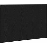Berkfield Home Bed Headboard Black Oak 120x1, 5x80 cm Engineered Wood