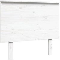 Berkfield Home Bed Headboard White 94x6x82.5 cm Solid Wood Pine