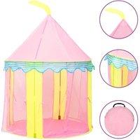 Berkfield Home Children Play Tent Pink 100x100x127 cm | Size: 100 x 100 x 127 cm