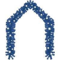 Berkfield Home Christmas Garland with LED Lights 20 m Blue