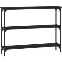Berkfield Home Console Table Black 100x22.5x75 cm Engineered Wood