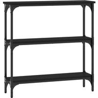 Berkfield Home Console Table Black 75x22.5x75 cm Engineered Wood