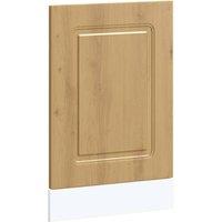 Berkfield Home Dishwasher Panel Kalmar Artisan Oak 45x1.5x67 cm Engineered Wood in Brown