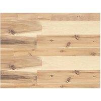 Berkfield Home Floating Shelf 60x30x4 cm Untreated Solid Wood Acacia in Brown | Size: 60 x 30 x 4 cm