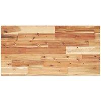 Berkfield Home Floating Shelf 60x40x2 cm Oil Finished Solid Wood Acacia in Brown | Size: 60 x 40 x 2 cm