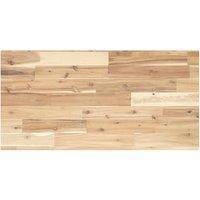 Berkfield Home Floating Shelf 60x40x2 cm Untreated Solid Wood Acacia in Brown | Size: 60 x 40 x 2 cm