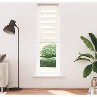 Berkfield Home Zebra Blind Marble Beige 60x200 cm Fabric Width 55.9 cm Polyester