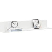 Berkfield Home Wall Shelves 2 pcs White 100x16.5x16.5 cm Engineered Wood