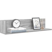 Berkfield Home Wall Shelves 2 pcs Grey Sonoma 75x16.5x16.5 cm Engineered Wood