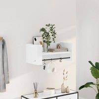 Berkfield Home Wall Shelf White 70.5x35x30.5 cm Engineered Wood
