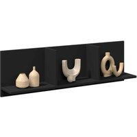 Berkfield Home Wall Cabinet 100x16.5x30 cm Black Engineered Wood