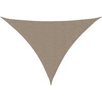 Berkfield Home Sunshade Sail Oxford Fabric Triangular 4x5x5 m Taupe in Beige