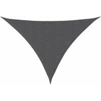 Berkfield Home Sunshade Sail Oxford Fabric Triangular 3.5x3.5x4.9 m Anthracite in Charcoal
