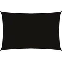Berkfield Home Sunshade Sail Oxford Fabric Rectangular 2x4.5 m Black