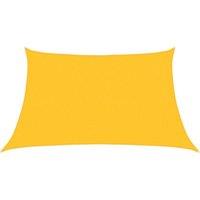Berkfield Home Sunshade Sail 160 g/m Yellow 3/4x2 m HDPE