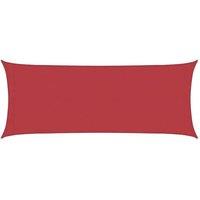 Berkfield Home Sunshade Sail 160 g/m Red 2x5 m HDPE