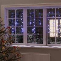 Berkfield Home Star & Moon Fairy Lights Remote Control 345 LED Blue
