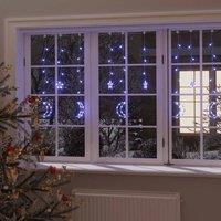 Berkfield Home Star & Moon Fairy Lights Remote Control 138 LED Blue