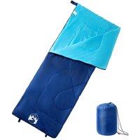 Berkfield Home Sleeping Bag for Adults Camping 3 Seasons in Blue