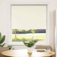 Berkfield Home Roller Blind Blackout Marine 150x230 cm Fabric Width 146.6 cm Pol in Off-White