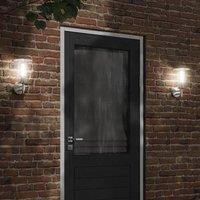 Berkfield Home Outdoor Wall Light Silver Stainless Steel