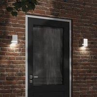 Berkfield Home Outdoor Wall Light Silver Stainless Steel
