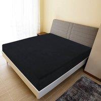 Berkfield Home Jersey Fitted Sheets 2 pcs Black 100x200 cm Cotton
