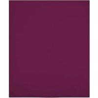 Berkfield Home Jersey Fitted Sheet Bordeaux 180x200 cm Cotton in Wine