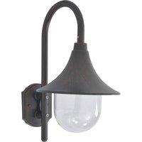 Berkfield Home Garden Wall Lamp E27 42 cm Aluminium Bronze