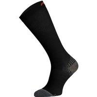 COMODO Men's 1 Pack Over the Calf Compression Running Socks in Black | Size: 9-11