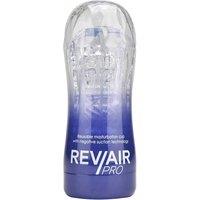 Loving Joy Men's Rev-Air Tight Reusable Masturbation Cup in Blue