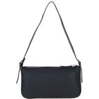Ashwood Leather Women's 'Tesoro Pelle' Plain Shoulder Bag in Black