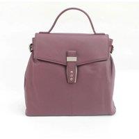 Eastern Counties Leather Women's Katrina Leather Buckle Detail Handbag in Dusty Pink
