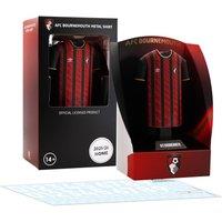 Radstuff AFC Bournemouth Home Kit 2025/26 Metal Alloy Football Shirt in Dark Red