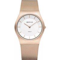 Bering Time Women's 11935-366 36mm Quartz Watch in Rose Gold