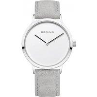 Bering Time Women's 14937-104 37mm Quartz Watch in Grey