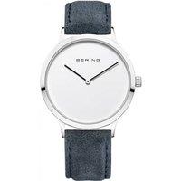 Bering Time Women's 14937-204 37mm Quartz Watch in Blue
