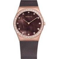 Bering Time Women's 12430-262 30mm Quartz Watch in Brown