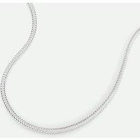 The Fine Collective Women's Sterling Silver Fox Tail Chain Necklace 18 inch (16+2") | Size: 16-18inch