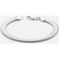 The Fine Collective Women's Sterling Silver Snake Chain (6mm) Bracelet 7 inch | Size: 7 inches