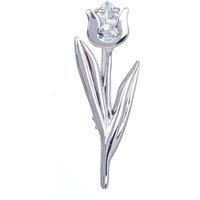 Ojewellery Women's Aquamarine Tulip Brooch in Blue