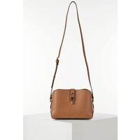 Luella Grey Women's 'Margy' Zip Top Crossbody in Camel