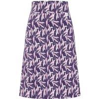 Lazy Jacks Women's Barley Jersey Skirt in Purple | Size: 16