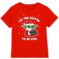 Star Wars Tis The Season Kids T-Shirt in Red | Size: 7-8 Years